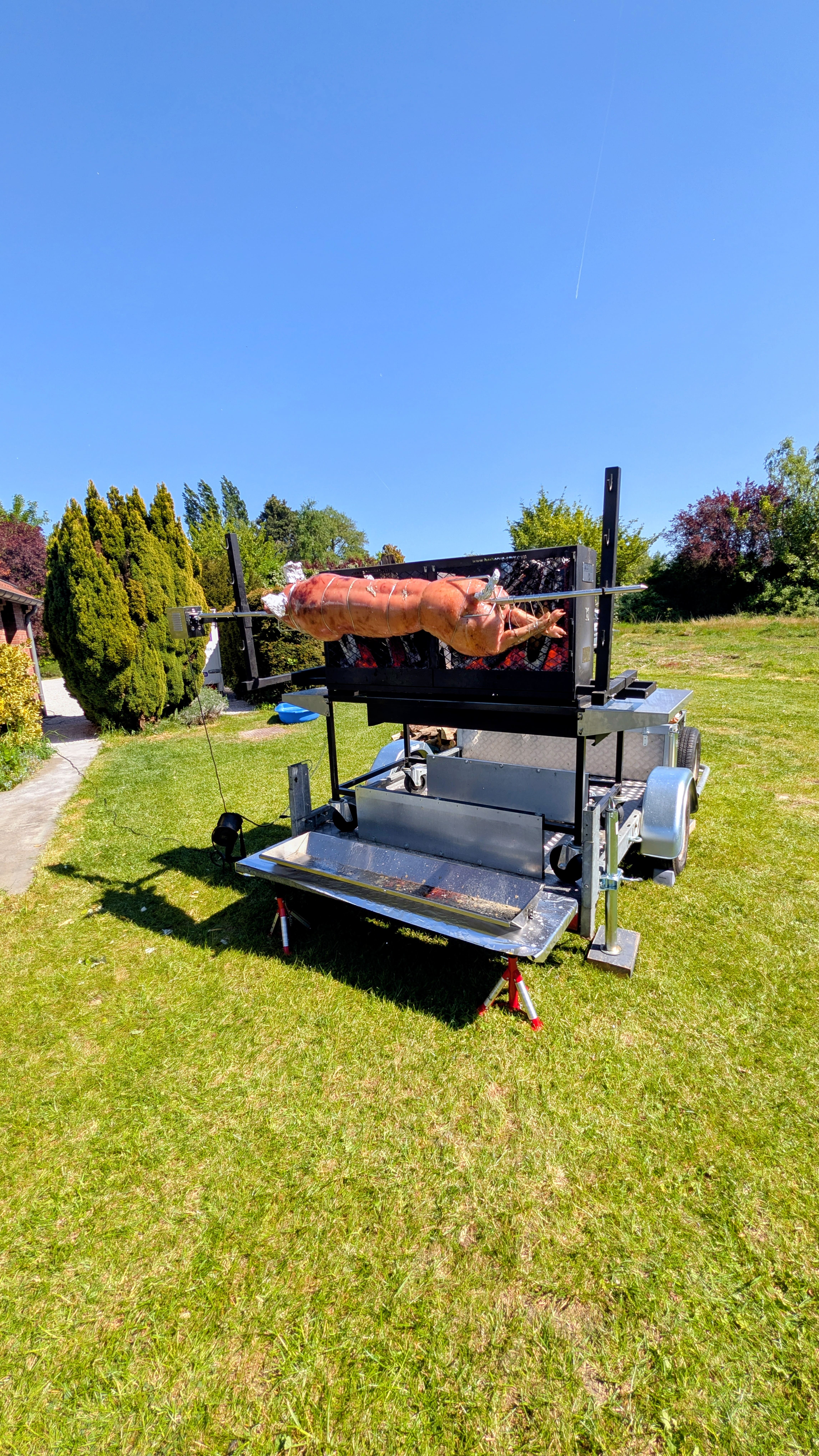Sandwich grillé feu de bois