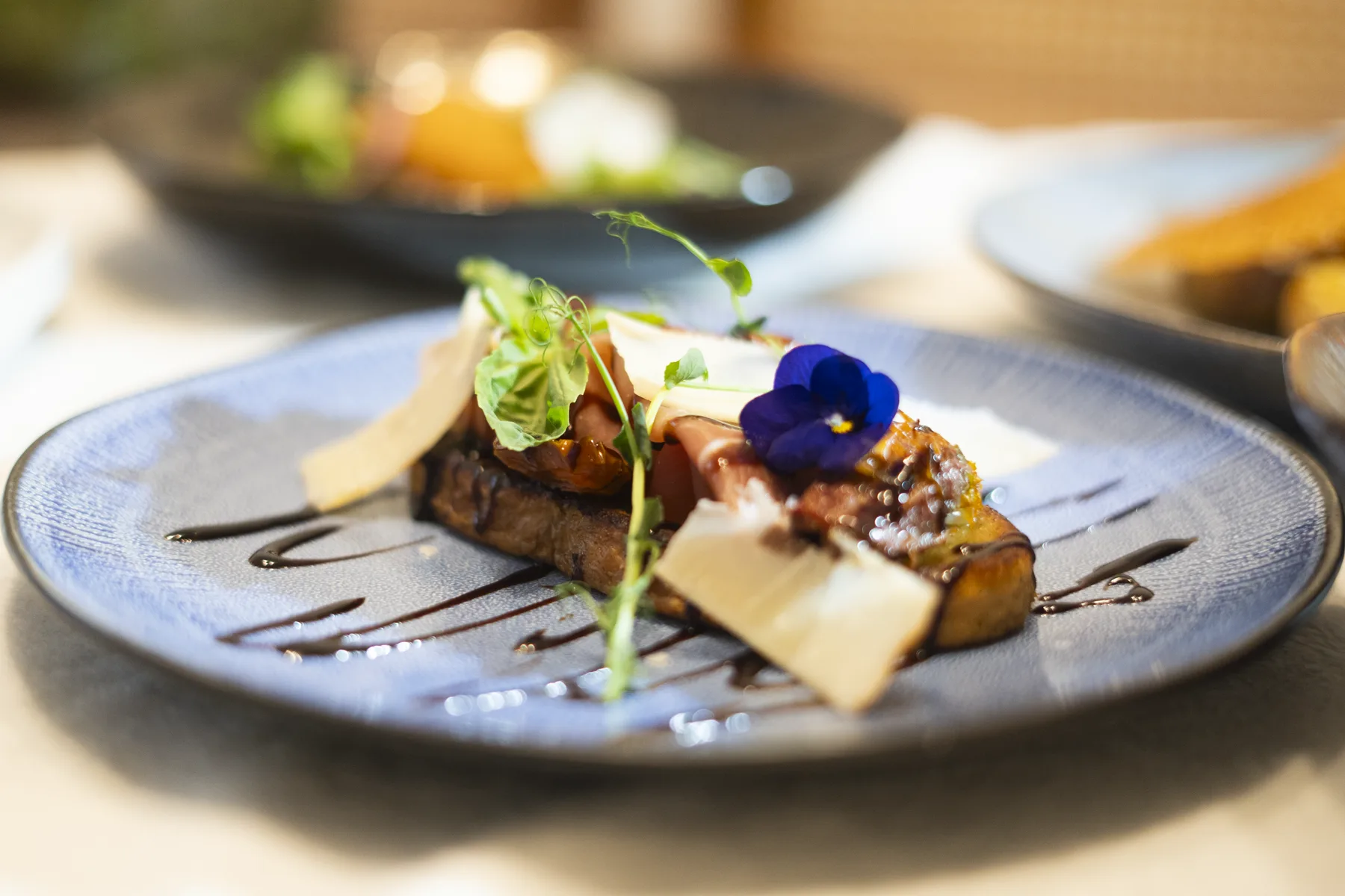 Bruschetta fromage bleu